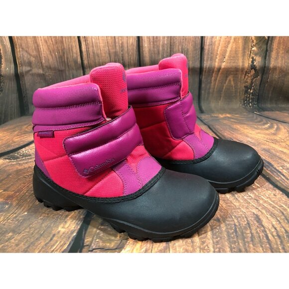 Columbia Rope Tow WP Omni Grip Winter Boots Big Girls 7 / 39 (w4m - Picture 1 of 11